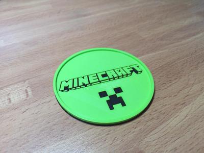 Minecraft Coaster - For Large Cups/Mugs