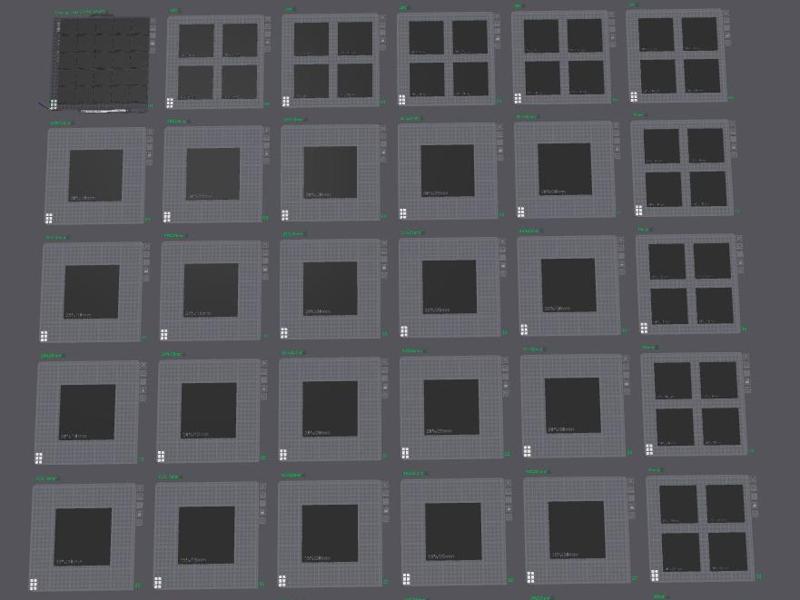 Ultimative Ironing Test large surfaces 10x10-30x30