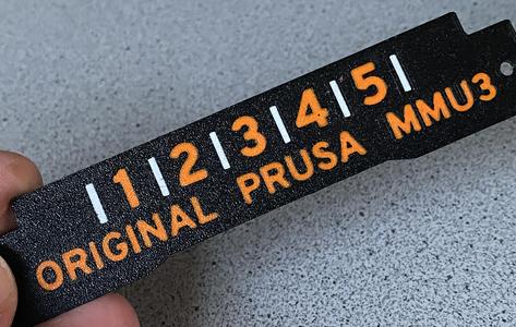 MMU3 Label Plate MMU2s printable
