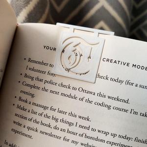 Alphabet Monogram Bookmarks Letter T