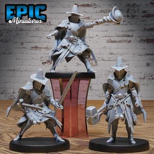 Shadow Hunter Set ‧ DnD Miniature ‧ Tabletop Miniatures ‧ Gaming Monster ‧ 3D Model ‧ RPG ‧ DnDminis ‧ STL FILE