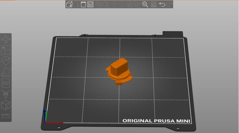 Drehknopf Magnetsockel (z. B. Messuhr)