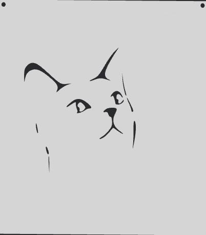 A cat Sign/Picture