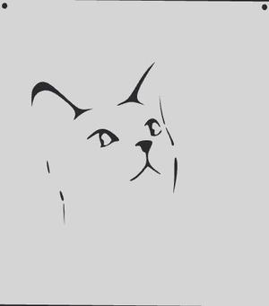 A cat Sign/Picture