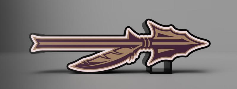 Florida State arrow Lightbox