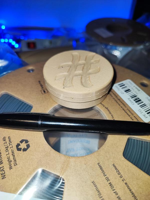 #Dose - 6cm Ø - 2 cm hoch Gewinde + Magnet (GIZEH King Size)