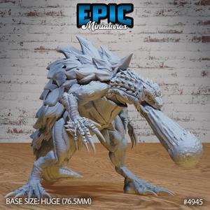 Turtle Zilla Firebreath ‧ DnD Miniature ‧ Tabletop Miniatures ‧ Gaming Monster ‧ 3D Model ‧ RPG ‧ DnDminis ‧ STL FILE