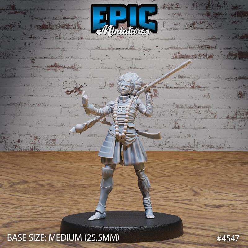 Safari Fighter Player Character Provoke ‧ DnD Miniature ‧ Tabletop Miniatures ‧ Gaming Monster ‧ 3D Model ‧ RPG ‧ DnDminis ‧ STL FILE