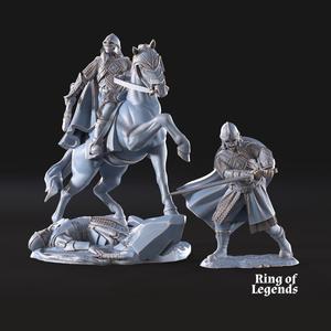 Lady of The Horses on foot and mtd | West Humans | Ring of Legends