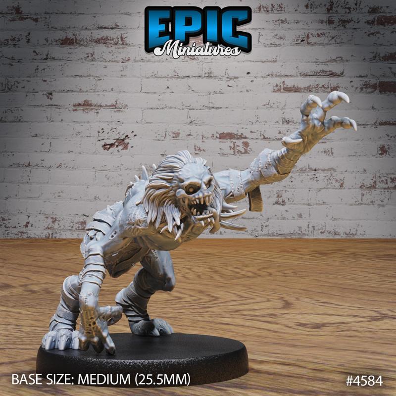 Ghoul Classic Chasing ‧ DnD Miniature ‧ Tabletop Miniatures ‧ Gaming Monster ‧ 3D Model ‧ RPG ‧ DnDminis ‧ STL FILE