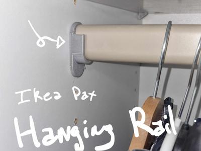 Ikea pax: Hanging rail support replacement