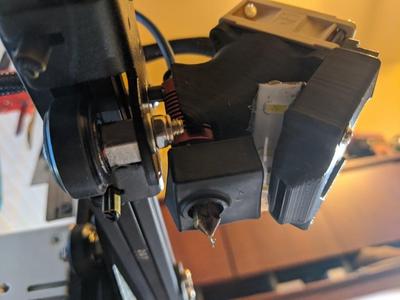 eB Fan Shroud (Ender3) with LEDs