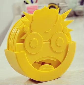 Emoji Coaster Pack of 8 Emojis and 3 Cases