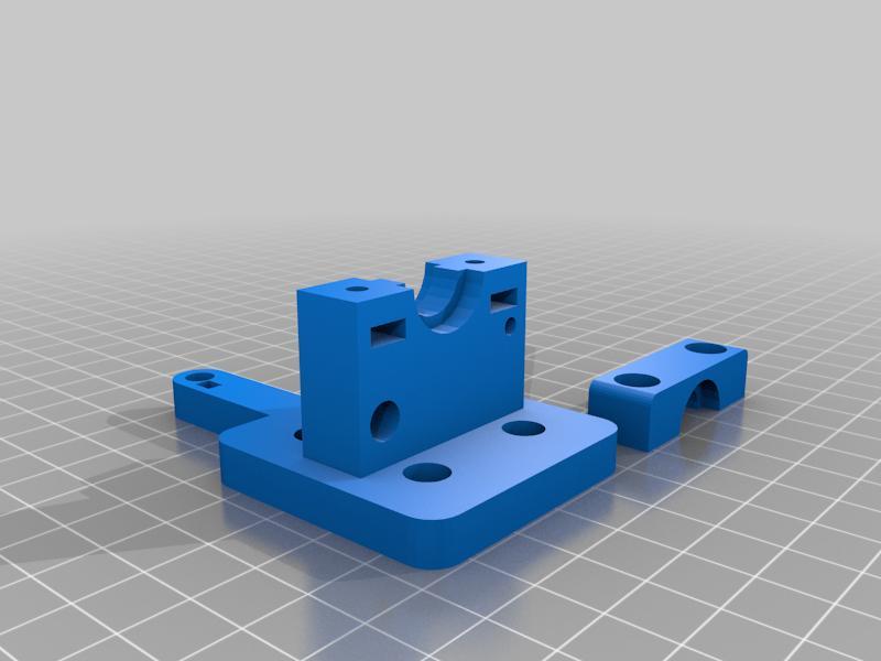 Hypercube e3d mount