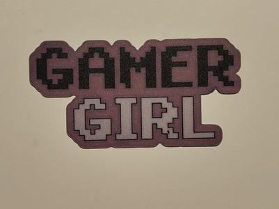gamer girl wall art