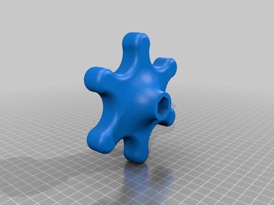 100 x 8mm hole knob