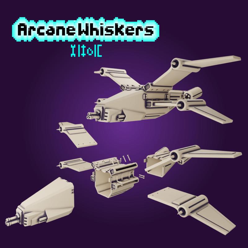 Dragonfly Gunship Terrain Set