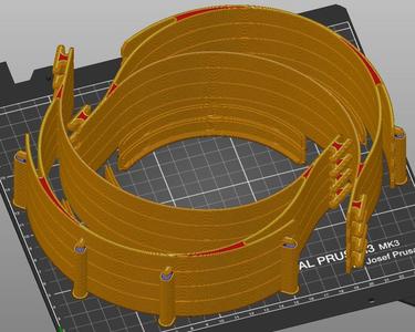5mm Prusa Protective Face Shield - RC3 - Comfort Edition - Stack version