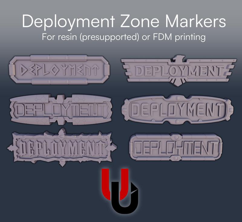 Deployment Zone Markers for Peacehammer/Warmallet - Full Pack