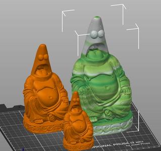 Surprised Buddha Remix (3mf Ready to Print by TIXEN)