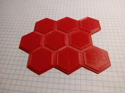 9 x battle field hex 2.4mm diameter