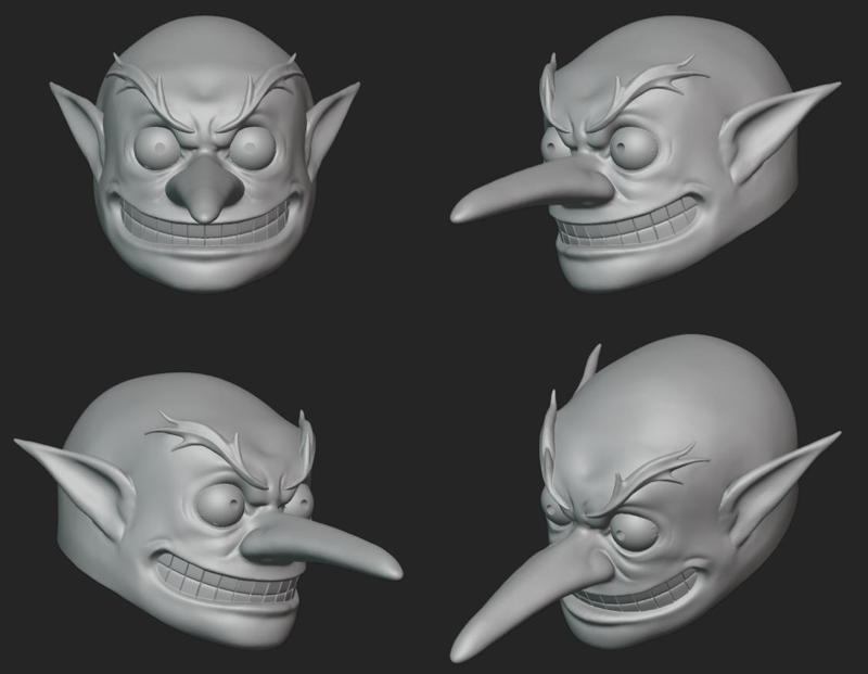 OLD GUY MASK 3D STL FILE |  OLD GUY MASK DIGITAL FILE