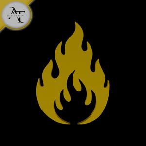 Simple Flame Symbol - 2D Art