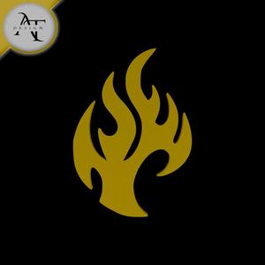 Simple Flame Symbol - 2D Art