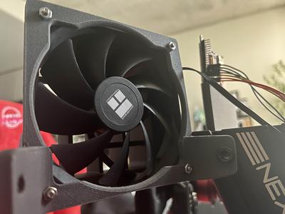 Low Profile Fan Mount for Sim Racing
