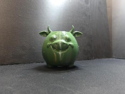 Cow face pot #2.