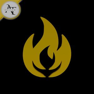 Simple Flame Symbol - 2D Art