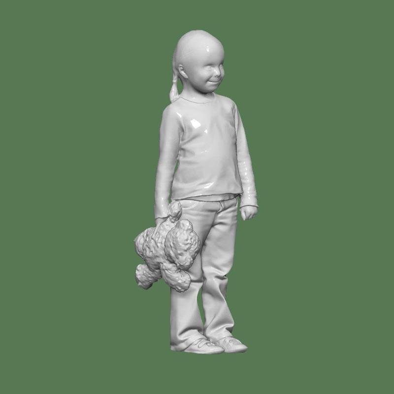 GIRL PEOPLE CHARACTER DIORAMA