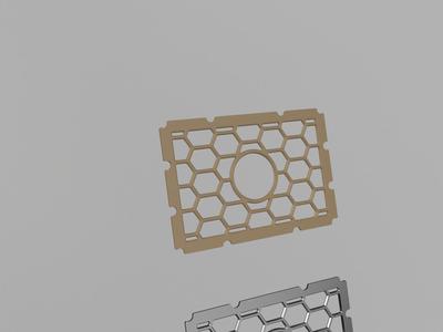 Grill for 6x9 with 2.3 inch tweeter cutout