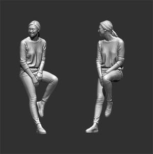 PEOPLE WOMEN W9 FIGURE DIORAMA