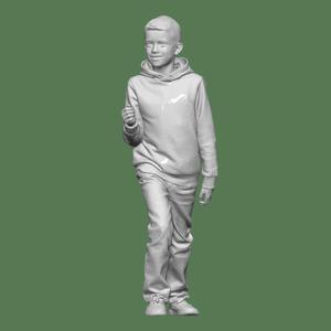 BOY FOR DIORAMA PEOPLE CHARACTER