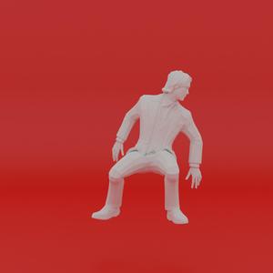 Character Pose Toy Man Miniature Figure 137