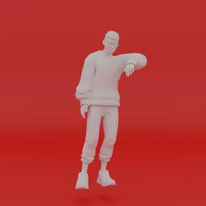 Character Pose Toy Man Miniature Figure 087