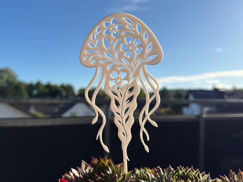 Floral Jellyfish with Flower Plug