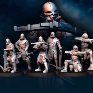 6x Blood-handed orcs with crossbow | Blood-Handed Orcs | Fantasy