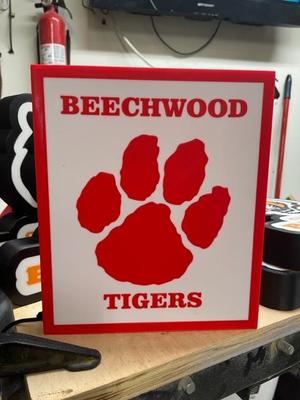Beechwood Tiger Lightbox