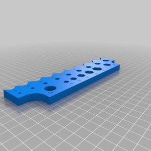 Radius finder, holes gauge, hexagonal finder