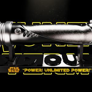 Darth Sidious Lightsaber Sculpture - Star Wars 3D Models - Tested and Ready for 3D printing