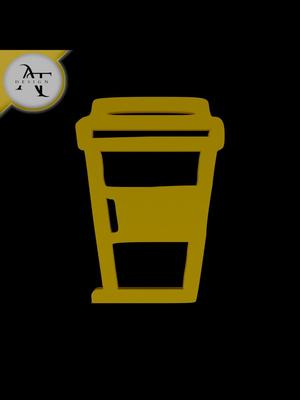 Simple Coffee Cup Symbol - 2D Art