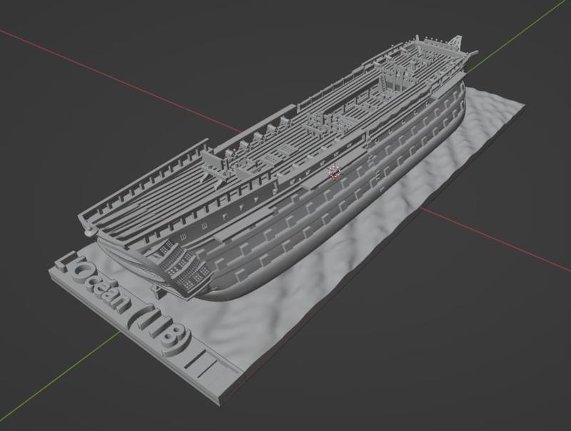 1/700 & 1/1200 Textured Water Bases & Blender Exporter AOA-ACC-5