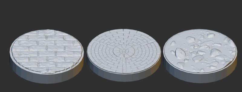 25mm Stone Bases for Miniatures 2
