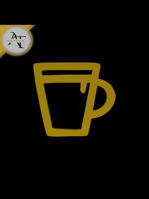 Simple Coffee Cup Symbol - 2D Art