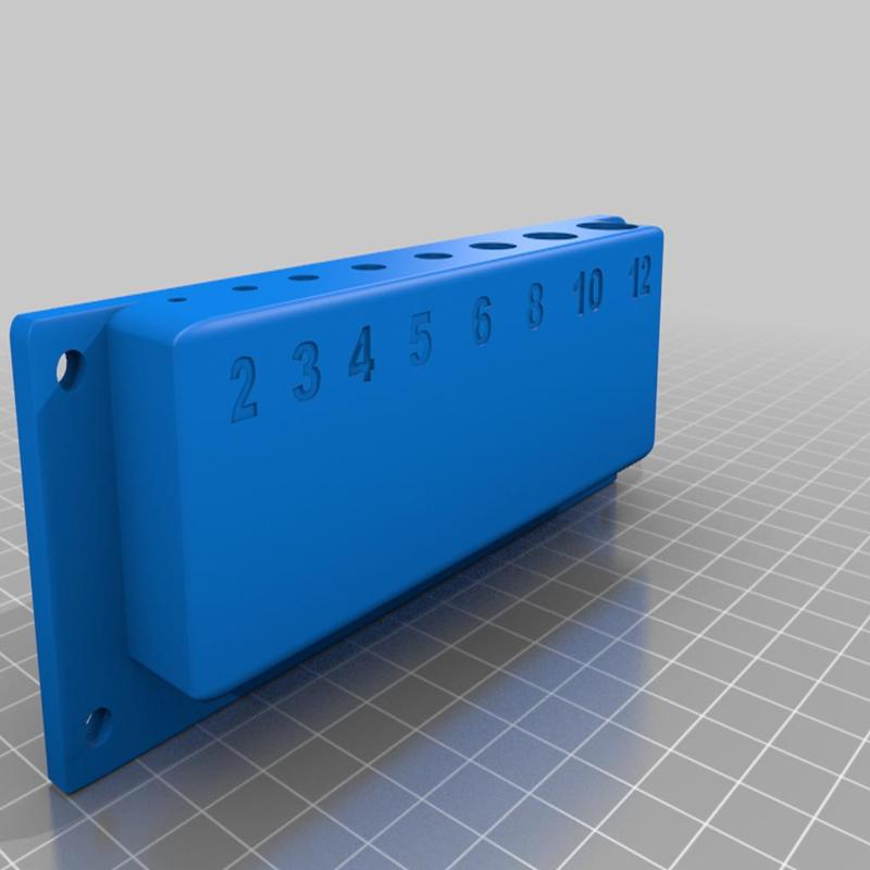 Drillbit Wallmount Holder