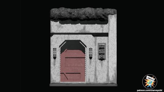 Star Wars Nevarro Street Diorama for 3.75" and 6" figures