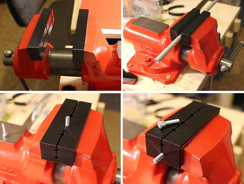Jaw Inserts for bench vice[vise] YORK 80