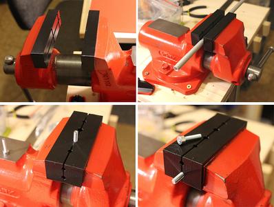 Jaw Inserts for bench vice[vise] YORK 80